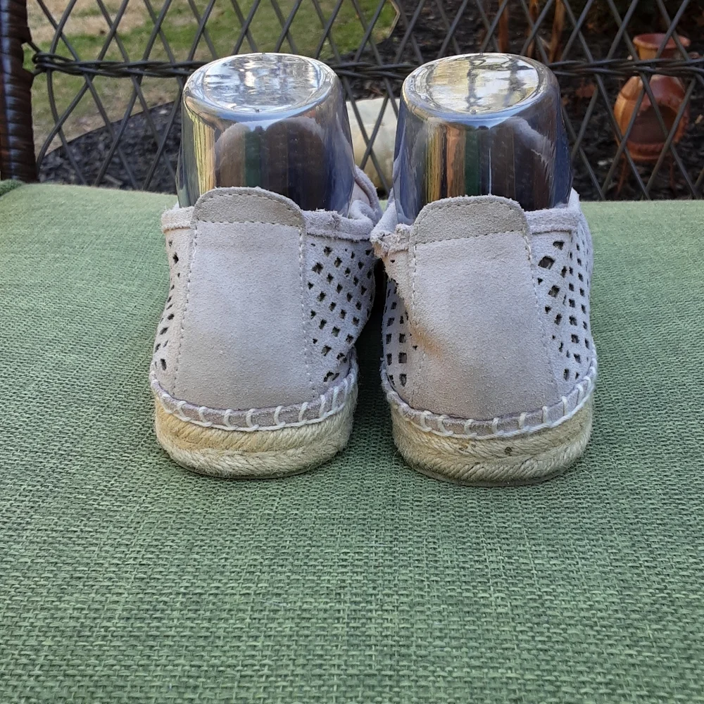 STEVE MADDEN Persy Perforated Espadrille Loafers Size 8.5.